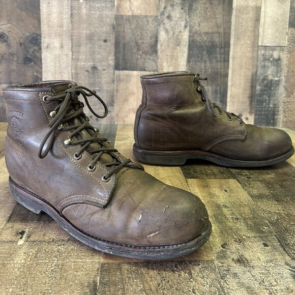 Chippewa 20066 Steel Toe Ankle Work Boots Mens 13 D - Picture 2 of 12